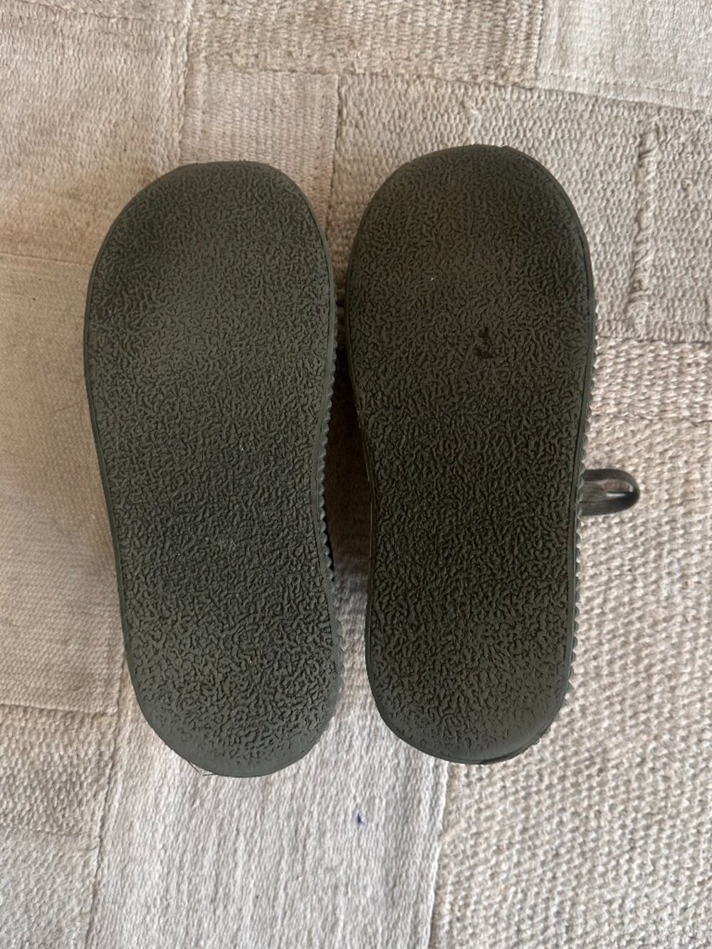 Jil Sander Dark Olive Green Leather Platform Sneakers – Size 38 - Picture 5 of 9